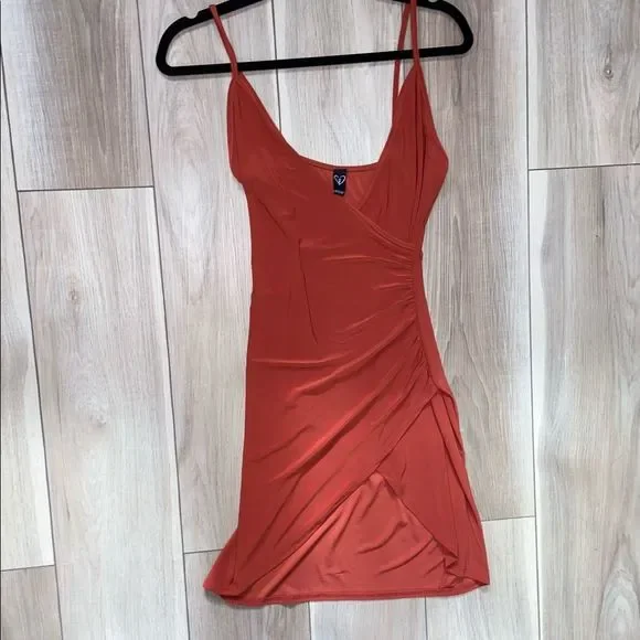 windsor burnt orange dress Windsor Burnt Orange Mini Dress